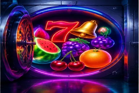 Neon Fruit Vault Spielmotiv