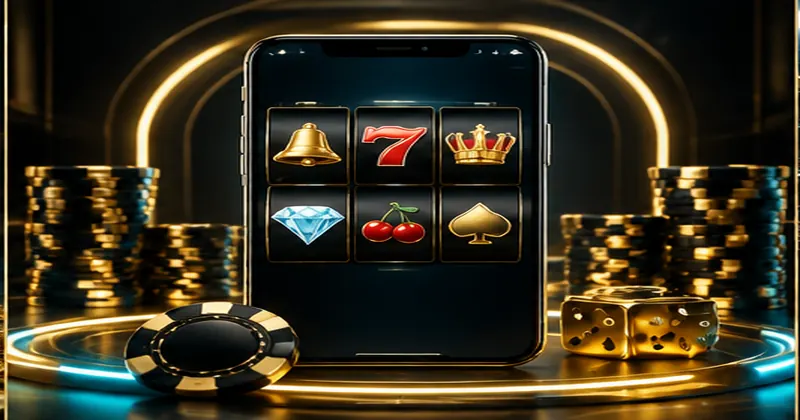 Mobile Casino-Lobby auf einem Smartphone